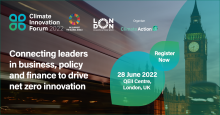 Climate Innovation Forum will bring together 700 climate leaders, pioneers and practitioners